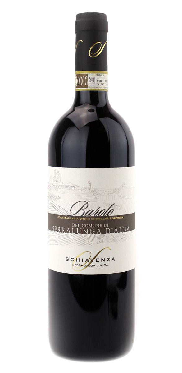 Schiavenza Barolo del Comune di Serralunga d'Alba 2020  Front Bottle Shot