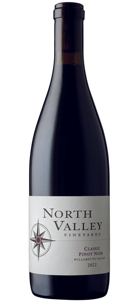 North Valley Vineyards Pinot Noir 2022  Front Bottle Shot
